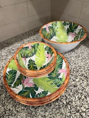 Tommy Bahama Melamine Dinnerware Set